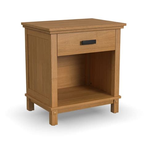 Oak Park Queen Bed and Nightstand - Waunakee Furniture