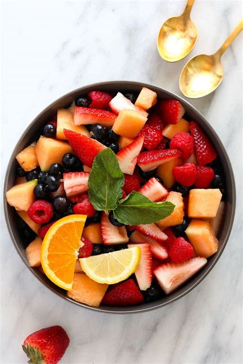 Fresh Fruit Salad (ready in 15 minutes!) - Fit Foodie Finds