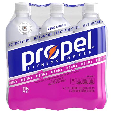 Propel Zero Calorie Berry Water Beverage 16.9 oz Bottles - Shop Water ...