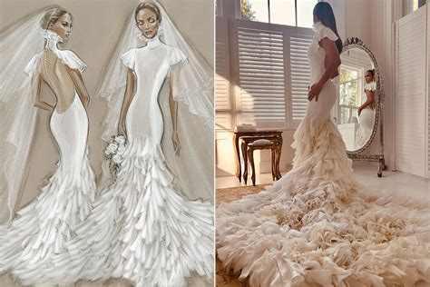 Jennifer Lopez Wore 3 Ralph Lauren Wedding Dresses for Georgia Ceremony