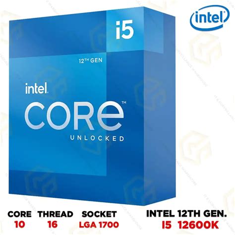 INTEL 12TH GEN CPU I5-12600K (INBUILT GRAPHIC)