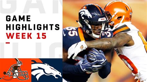 Browns Vs. Broncos Week 15 Highlights | NFL 2018 » NFL Super Bowl Betting