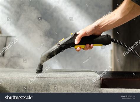 Hand Cleaning Sofa Steam Cleaner Home Stock Photo 700822708 | Shutterstock