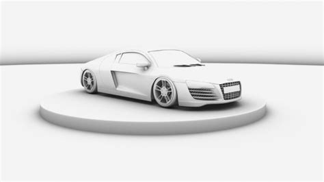 Audi R8 Free 3D Model - .obj .mtl - Free3D