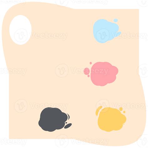 Color palette painting board basic shape 27994079 PNG