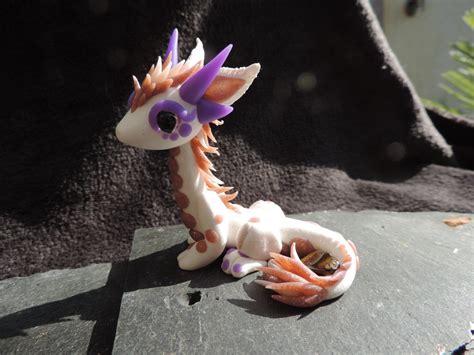 Cute polymer clay dragon