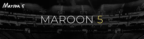 Maroon 5 VIP Tickets | UK Tour 2024 - 2025