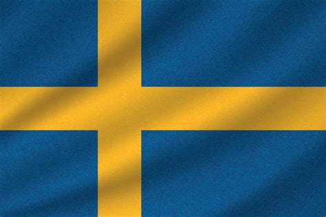 national flag of Sweden 11159471 Vector Art at Vecteezy