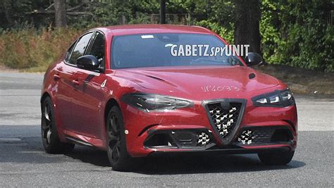 SPOTTED: 2024 Alfa Romeo Giulia Quadrifoglio Performance Sedan! - MoparInsiders