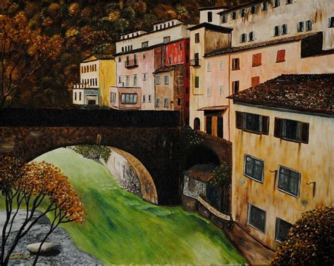 Italian Village Painting by Joe Christenson - Fine Art America