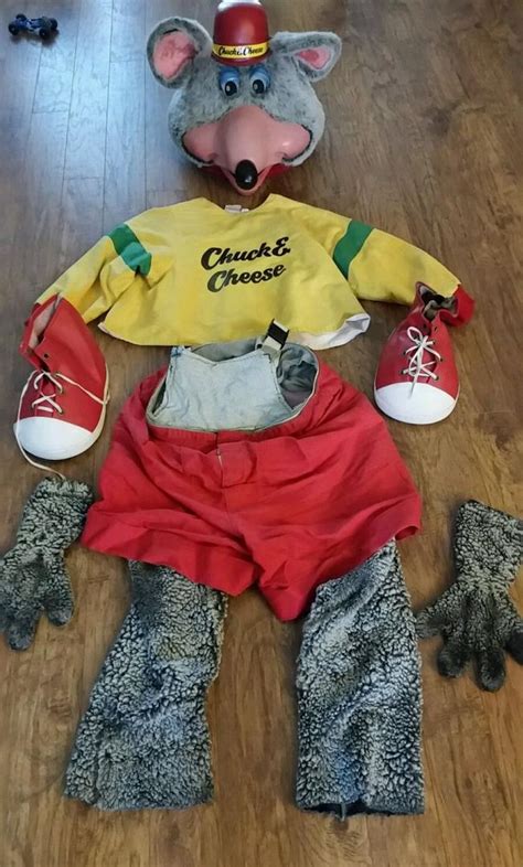 Chuck E Cheese Costume Showbiz Pizza CEC Walkaround Mascot 92-10' era ...