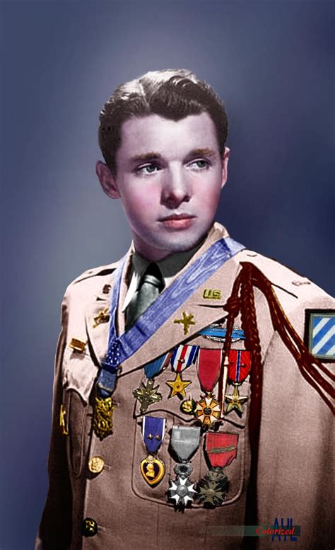 Colors for a Bygone Era: Audie Murphy (1925 - 1971), most decorated U.S. solider in WWII ...