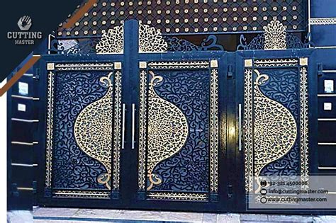 floral main gate laser cut design & Engraving | CNC Plasma Cutting | Metal