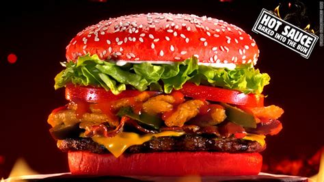 Burger King's Angriest Whopper - The weirdest fast food of 2016 - CNNMoney