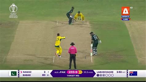 "Pakistan vs Australia Clash in World Cup 2023 Warm-Up: AUS Triumphs ...