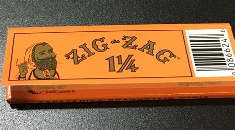 Zig Zag Rolling Papers Orange 1 1/4 Size | Etsy