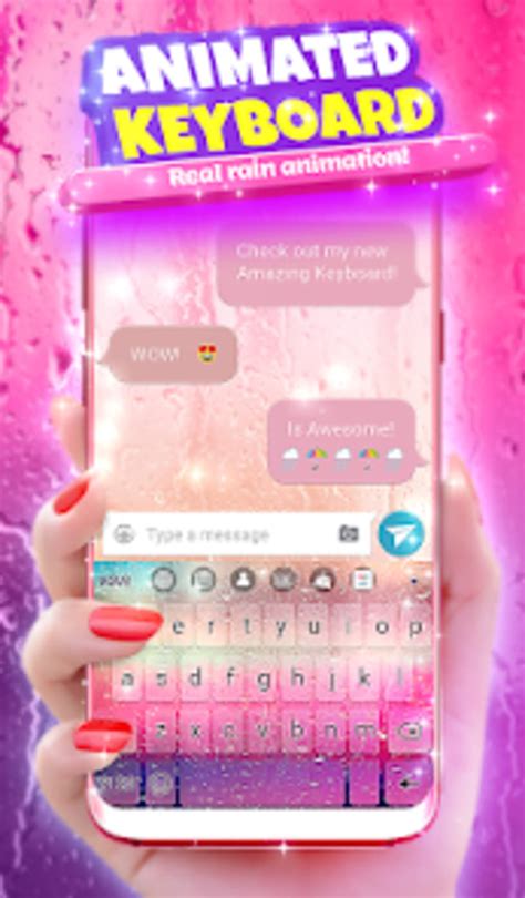 Rain Keyboard Background Theme для Android — Скачать