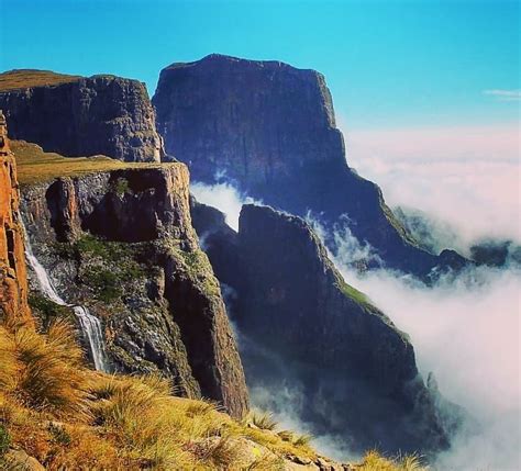 Tugela Falls, Drakensberg, S.Africa | Explore, Natural landmarks, Africa