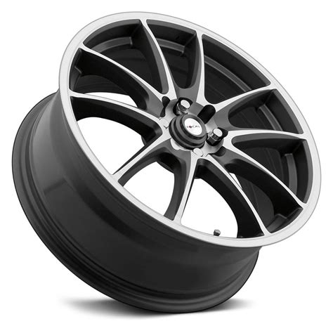 FOCAL® 177GN F-10 Wheels - Anthracite Grey with Diamond Cut Face and Clear Coat Rims - 177-6722GN-G