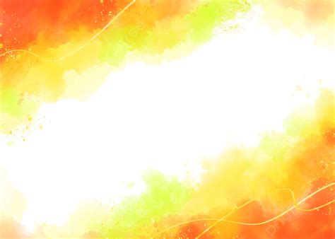 Colorful Gorgeous Abstract Gold Line Orange Yellow Watercolor Background, Desktop Wallpaper ...