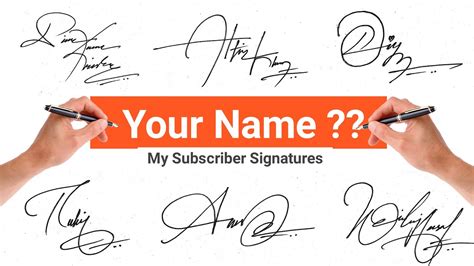 ️ How To Draw Signature Like a Billionaire | Best Signature For My Name ...