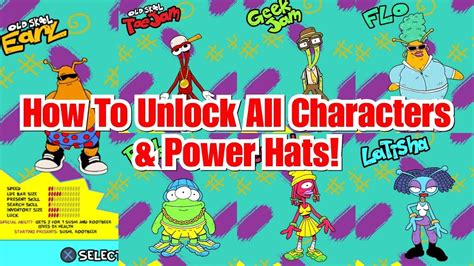 ToeJam & Earl Back In The Groove! | Unlock All Characters & Power Hats ...