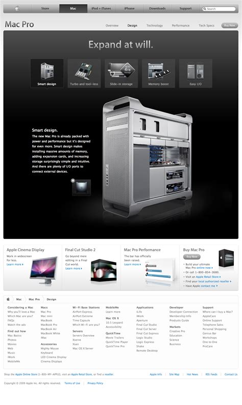 Apple - Mac Pro - Design (07.01.2009) | Apple computer, Apple design ...