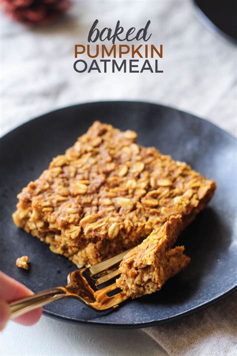 Baked Pumpkin Oatmeal