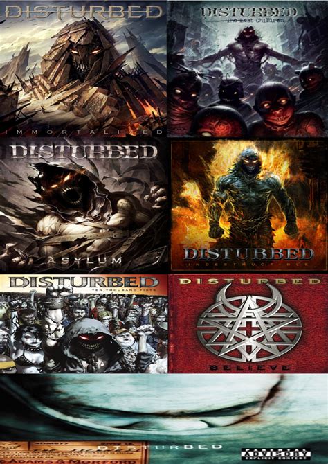 Disturbed Albums by HeavyMetalX5000 on DeviantArt