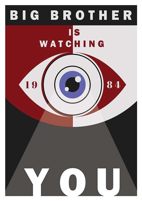 1984 Big Brother Poster Digital Art by Kailani Smith