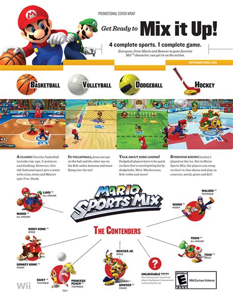 Nintendo: Mario Sports Mix :: Behance