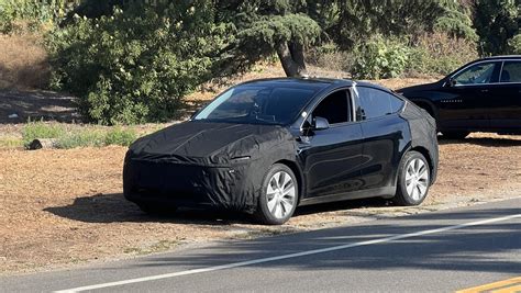 First Picture of the Refreshed Tesla Model Y, aka Juniper, Is Driving ...