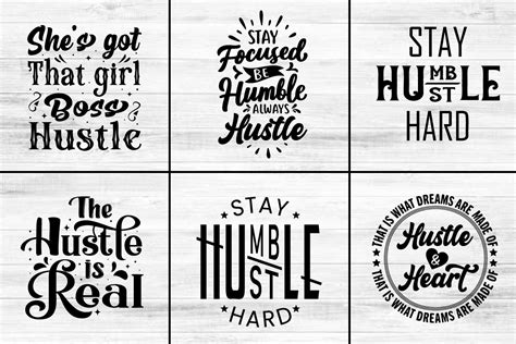 Hustle svg bundle, hustle svg cut file, hustle svgs (1155996) | Cut Files | Design Bundles