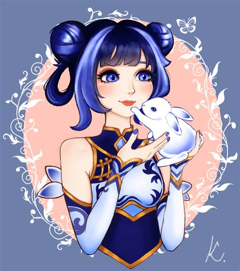 Porcelain Lux fanart by me : r/lux