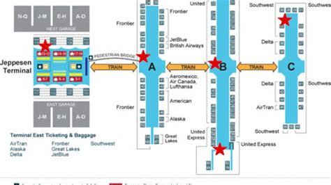 Printable Denver Airport Terminal Map