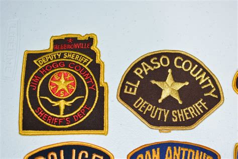 Texas Police Department Vintage Embroidered Patches Uniform | Etsy