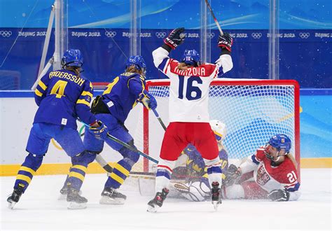 IIHF - Gallery: Czech Republic vs Sweden - 2022 Olympic Women's Ice ...