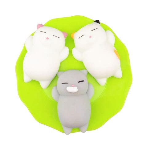 [45% OFF] Kawaii Slow Rising Soft Squishy Squeeze Cute Mini Cat Stress Reliever Decompression ...