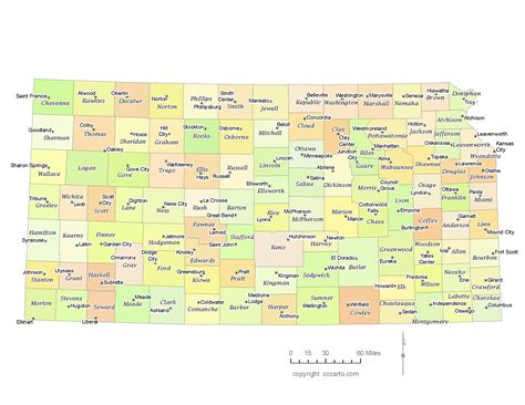 Kansas County Map | Images and Photos finder