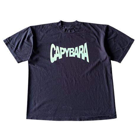 Capybara Text v1 Tee Shirt Outfit, For Men, For Women - Love Art USA