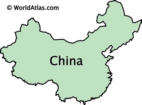 World Atlas China Map