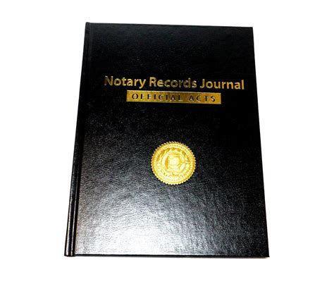 A9-H Notary Record Book Hard Cover