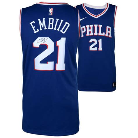 Joel Embiid Signed 76ers Nike Jersey (Fanatics Hologram) | Pristine Auction