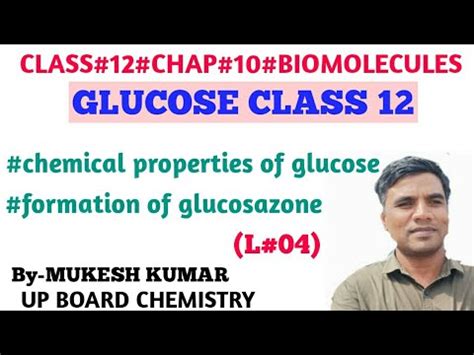 chemical properties of glucose | glucose chemical properties | formation of glucosazone - YouTube