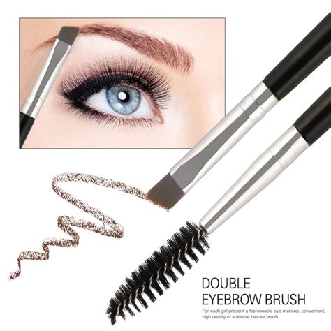 2018 Brushes for Makeup Eyebrow Brush+Eyebrow Comb Brush Eyebrow Makeup Brushes Beauty ...