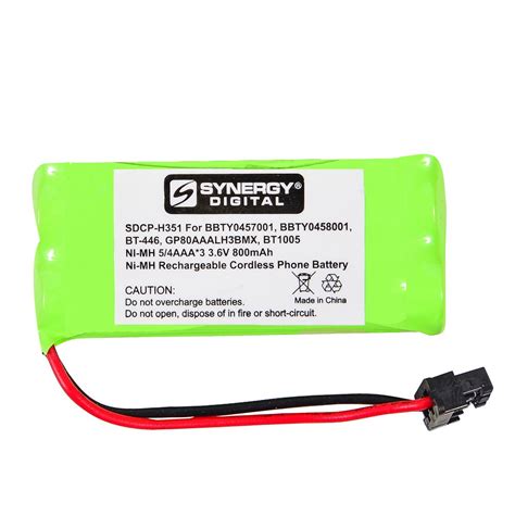 Amazon.com: Uniden D17852T Cordless Phone Battery Ultra Hi-Capacity Battery (Ni-MH, 2.4V, 750mAh ...