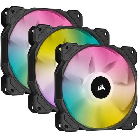 CORSAIR Ventilateur SP Series - SP120 RGB ELITE - 120mm RGB LED Fan ...