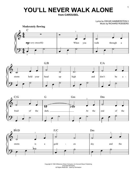 You'll Never Walk Alone | Sheet Music Direct