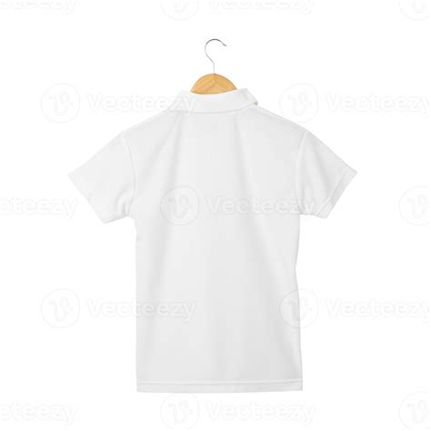 White polo shirt mockup hanging, Png file 12104052 PNG