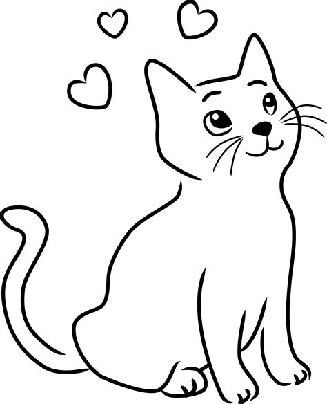 Cats clipart outline, Cats outline Transparent FREE for download on WebStockReview 2024